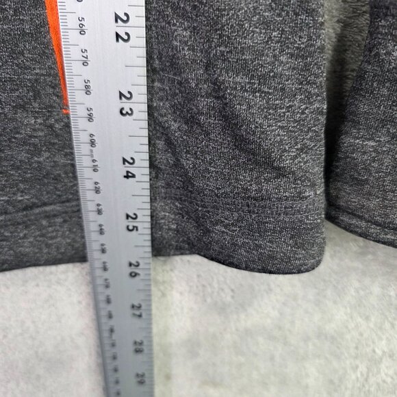 Mens Colosseum Athletics Gray OSU 1/4 Zip Pullover Polyester Oklahoma State L - Picture 7 of 8